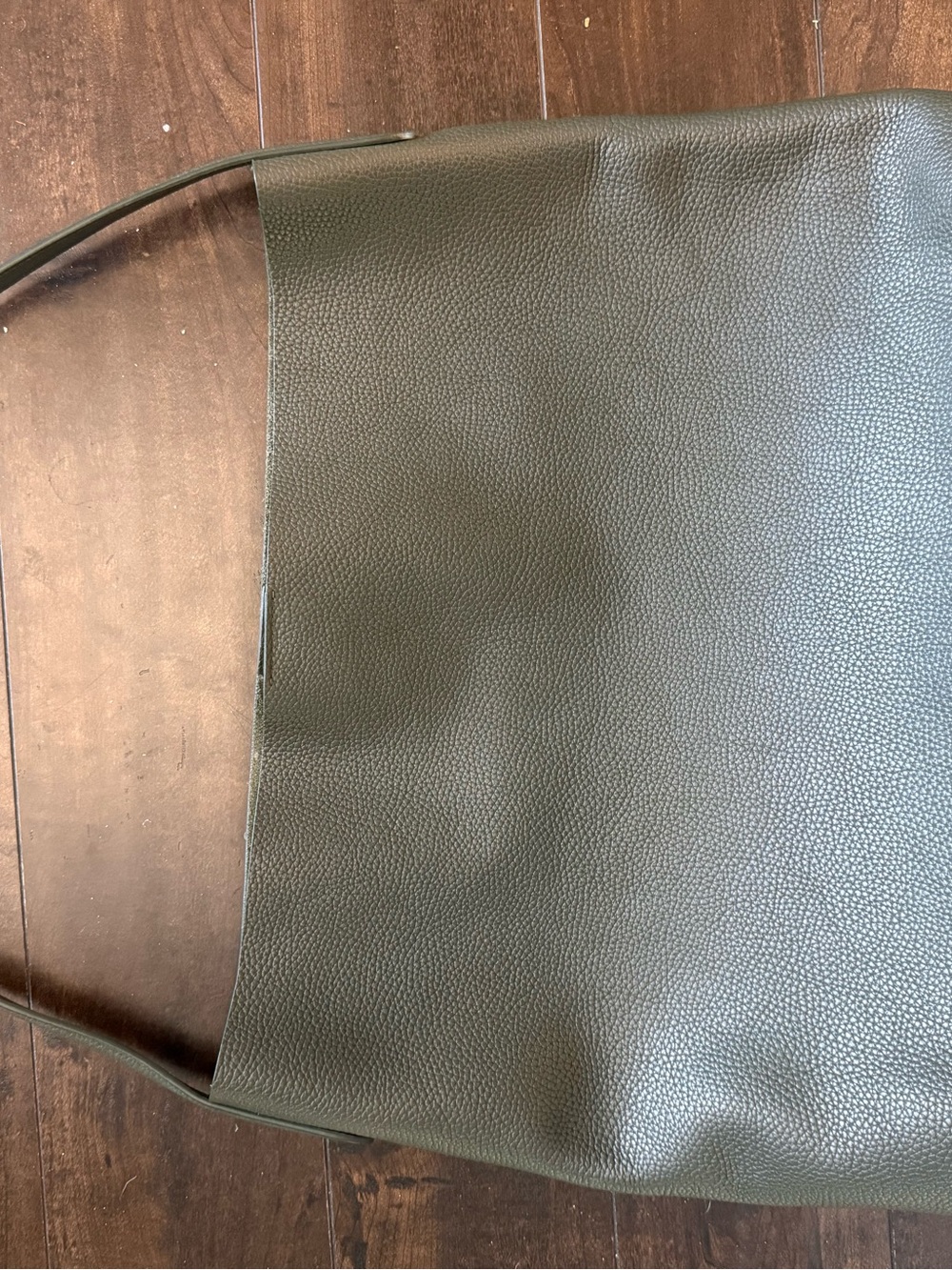 Mansur Gabriel Maxi Cabas Bag in Seaweed - Picture 9 of 9